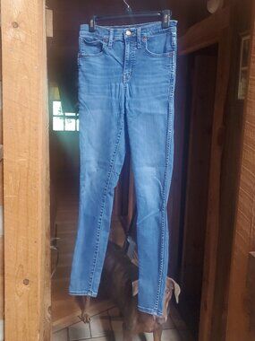 Madewell high rise skinny jeans size 28 Tall